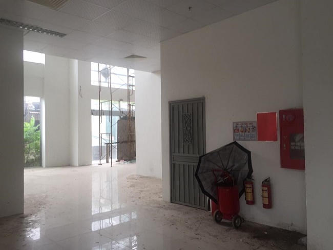 Trang thiết bị bên trong toà nhà đã hoàn thiện 80%.