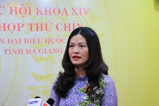 Bà Vương Ngọc Hà giữ chức Phó Chủ tịch UBND tỉnh Hà Giang. Ảnh: VGP