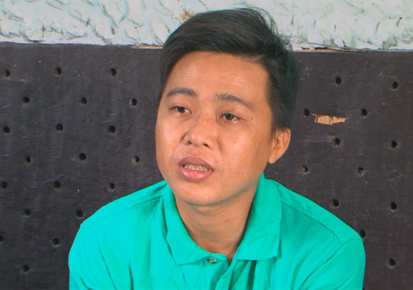 Nghi phạm Đạt tại cơ quan công an. (Ảnh: báo Vietnamnet)