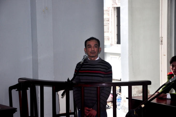 Lê Nhật Phương tại phiên xét xử.