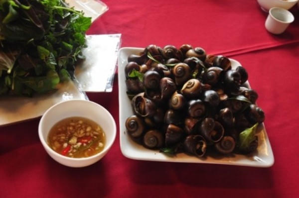 Món ốc núi nổi tiếng ở Ninh Bình.