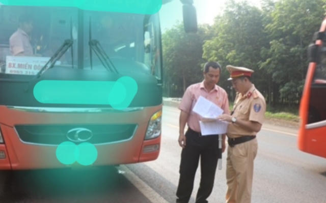  Lực lượng CSGT Công an tỉnh Đắk Nông phát hiện nhiều lái xe dương tính với ma túy