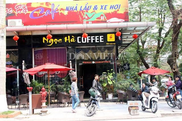 Quán cà phê nơi xảy ra vụ xô xát