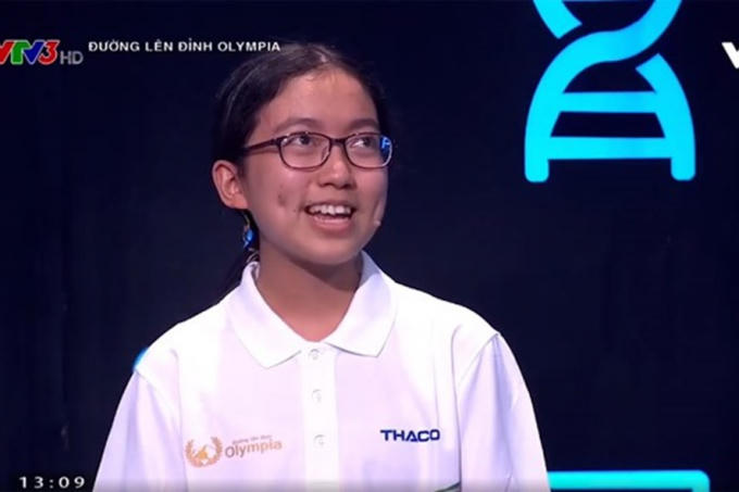 Thí sinh Huệ Anh -  lớp 11A1 trường THPT Ea H'Leo tỉnh Đắk Lắk.