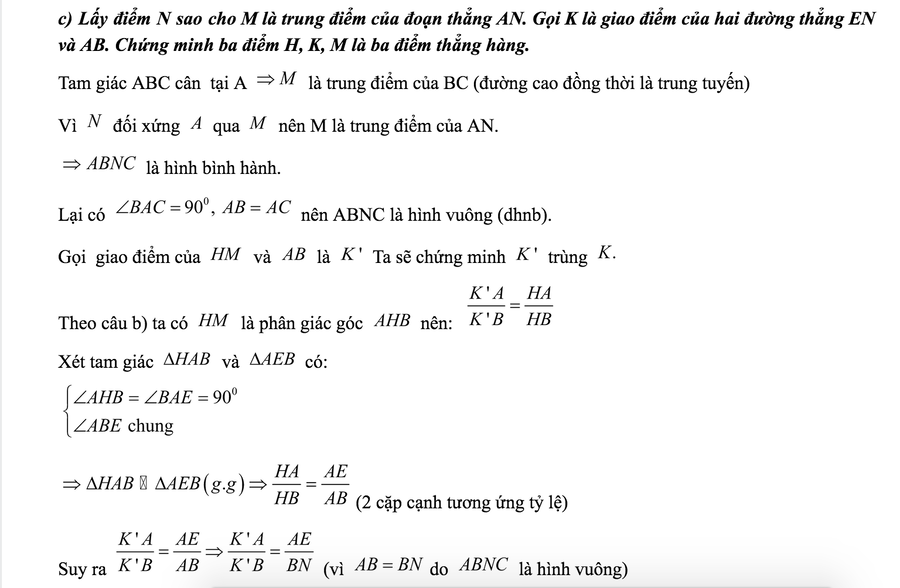 Gợi ý đáp án môn Toán kỳ thi vào lớp 10 của Hà Nội - 14