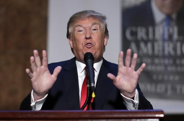 Ứng cử viên tổng thống Mỹ Donald Trump trong chiến dịch bầu cử (Ảnh: EPA)