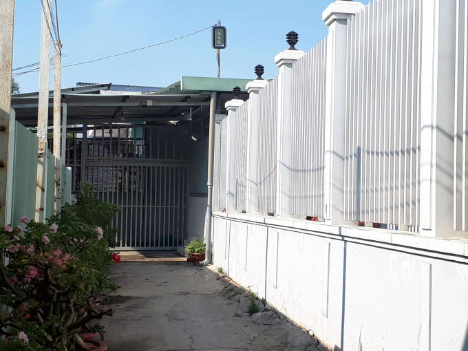 Căn nhà cấp 4 trước khi phá dỡ.