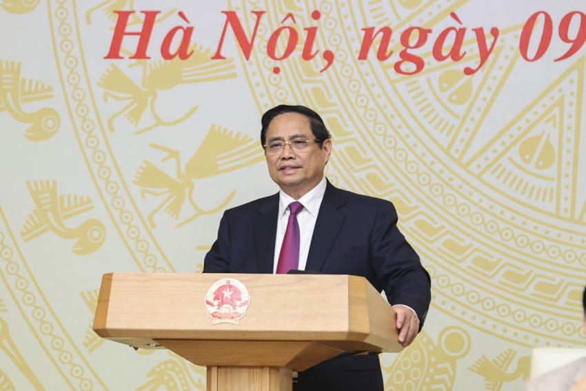 Thủ tướng Phạm Minh Chính yêu cầu :"Chiến dịch Quang Trung" là chiến dịch không có tiếng súng, nhưng phải chiến thắng giòn giã. Ảnh: VGP