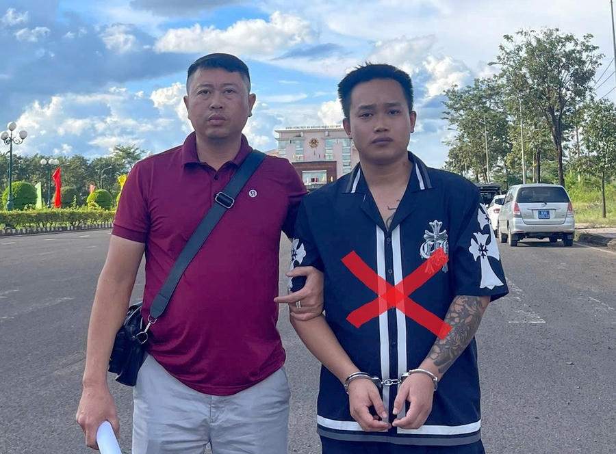 Đối tượng Nguyễn Văn Bắc (đánh dấu x)