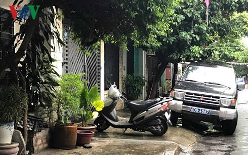 Nhà riêng ông Phan Ngọc Thạch sáng 9/8.