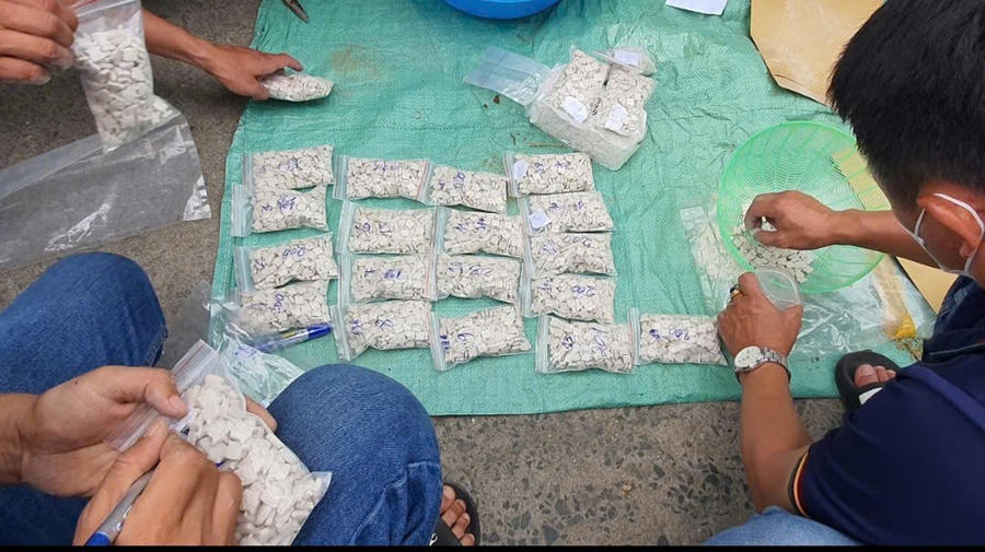 Công an thu giữ 4960 viên ma túy dạng MDMA và 1kg ma túy loại Ketamine