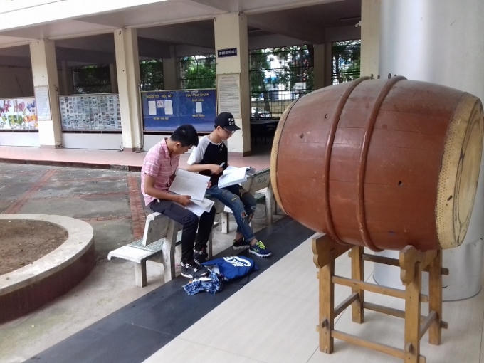 Số thí sinh đến thi môn Lịch sử rất thưa thớt.