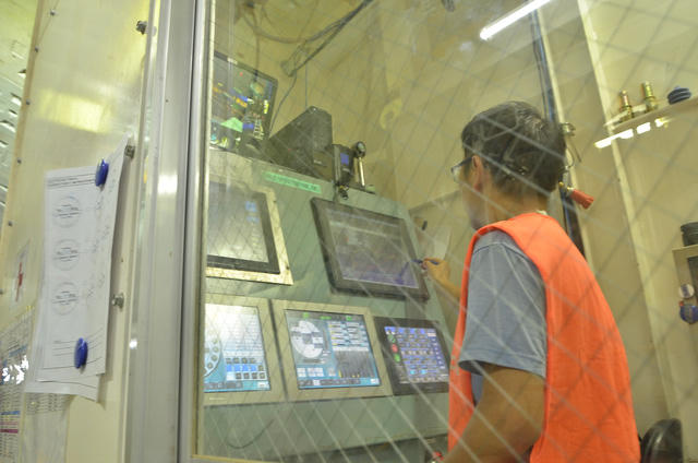 Trung tâm điều khiển máy đào TBM.