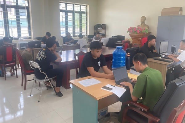 Các đối tượng bị Cơ quan Công an triệu tập.
