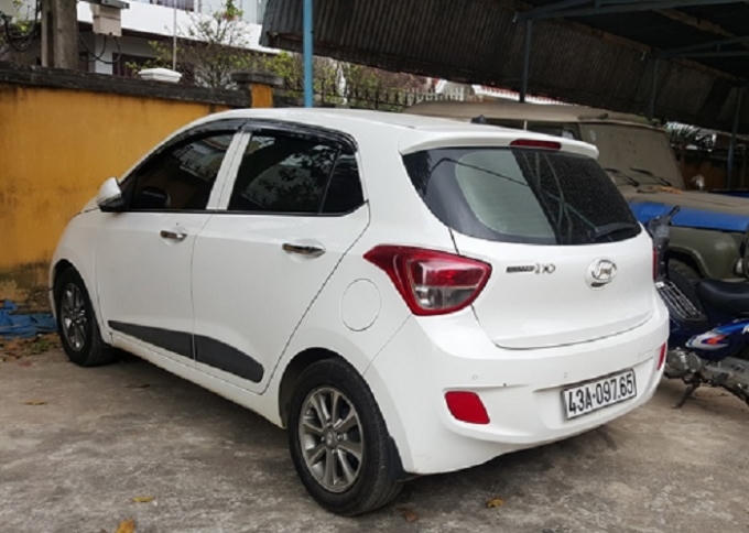 Xe ô tô Huy đi gây án.