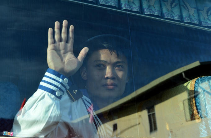 Nữ t&acirc;n binh tại TP Hồ Ch&iacute; Minh trong ng&agrave;y nhập ngũ