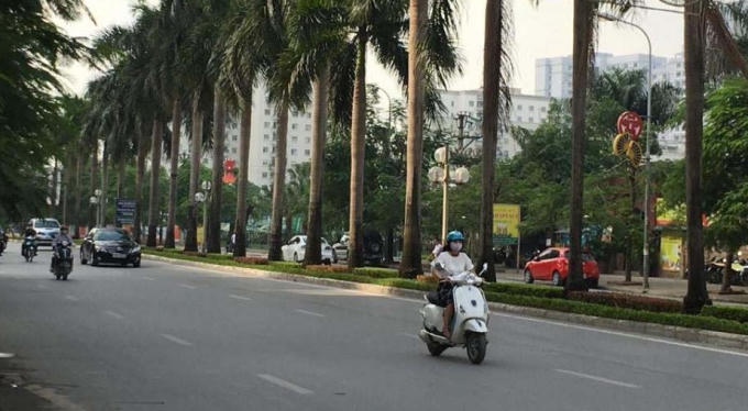Tuyến đường Lê Đức Thọ, được cho là nơi xảy ra sự việc.
