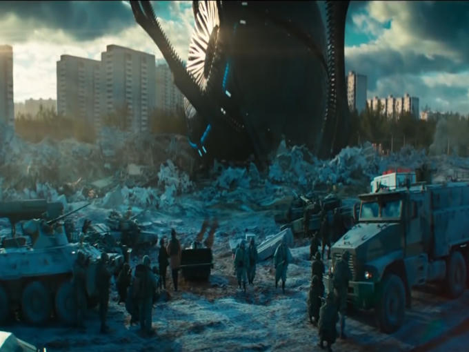 Cảnh hoang tàn sau vụ va chạm