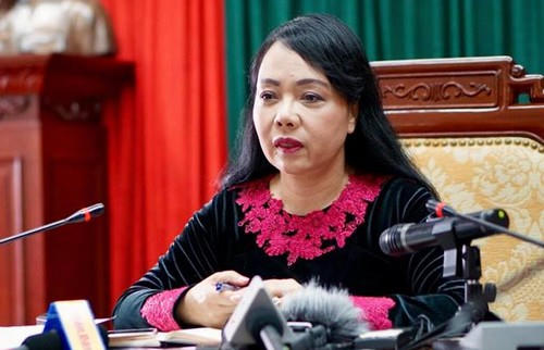 Bộ trưởng Y tế Nguyễn Thị Kim Tiến: Ảnh: T.H.