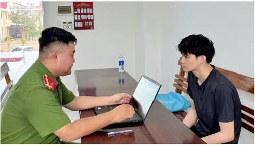 Lê Đình Thi làm việc với cơ quan công an.