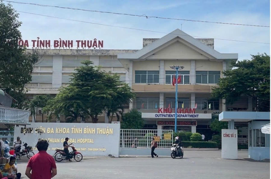 Bệnh viện Đa khoa tỉnh Bình Thuận. Ảnh: Lạc Sơn