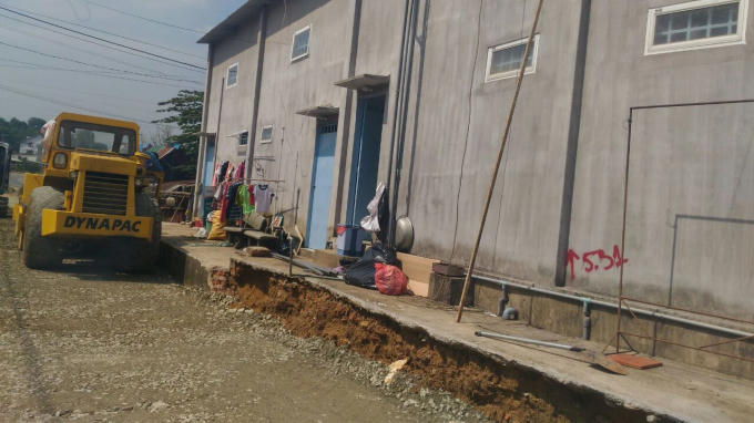 Các căn nhà mà người dân phản ánh là lấn chiếm đất công.