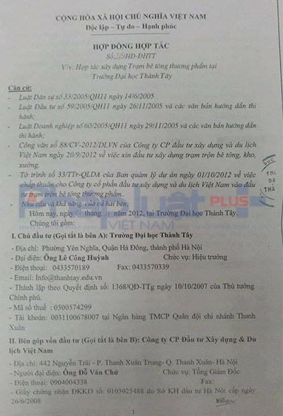 Trường ĐH Thành Tây “biến” thành trạm trộn bê tông, Hiệu trưởng nói gì!?