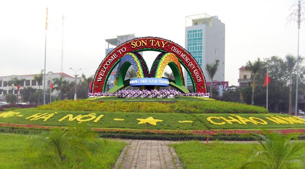 Thị xã Sơn Tây.