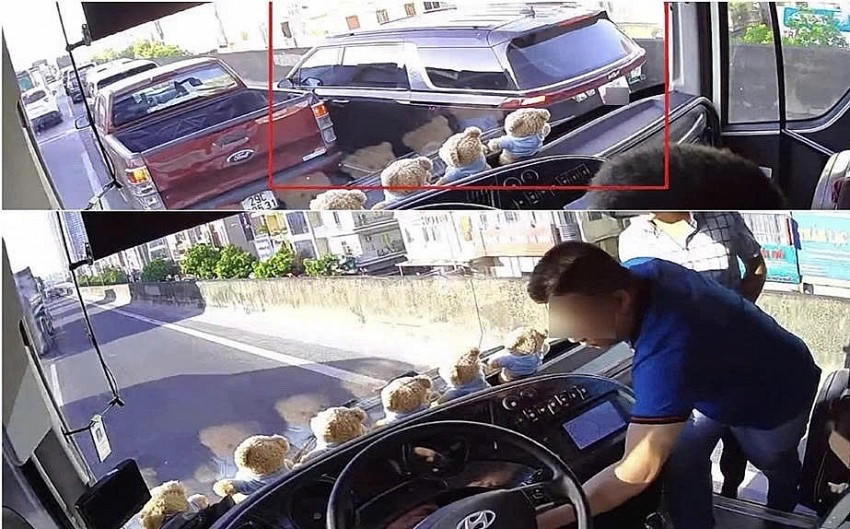Ảnh chụp màn hình camera ghi lại sự việc.