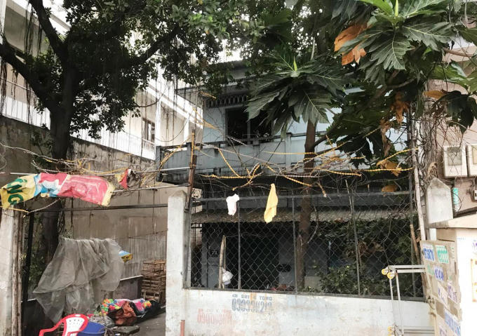 Khu nhà, đất đang tranh chấp.