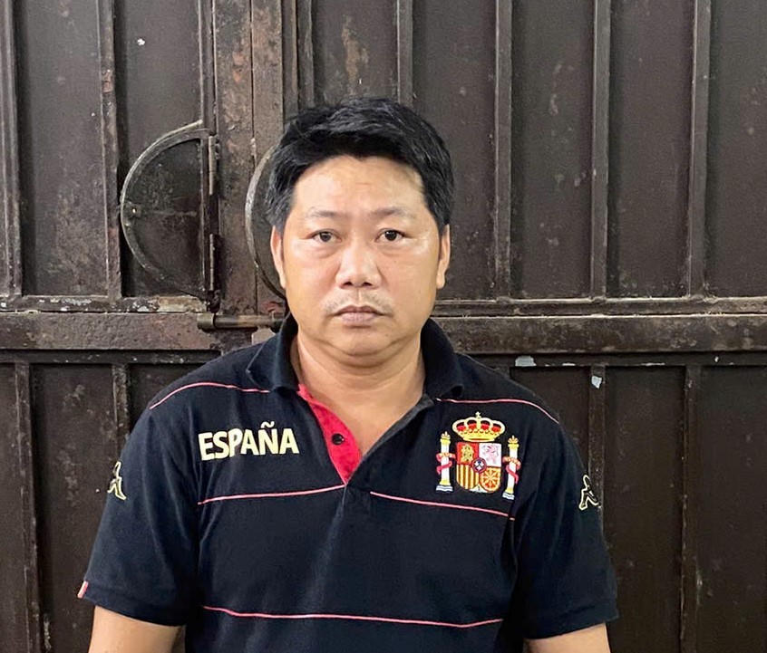 Đối tượng Lưu Anh Kiên bị bắt sau 18 năm trốn truy nã ở nước ngoài - Ảnh Công an Hà Tĩnh.