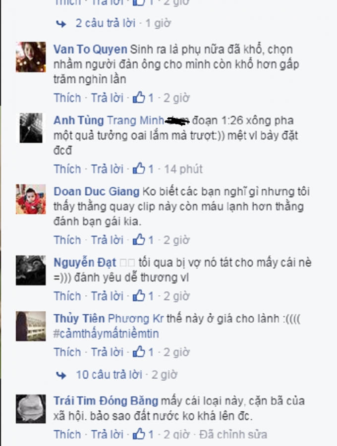 Hầu hết cư dân mạng đều bức xúc, xót thương cho người vợ trẻ. (Ảnh: Facebook).