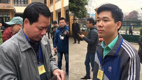 Bị cáo Trương Quý Dương và bị cáo Hoàng Công Lương.