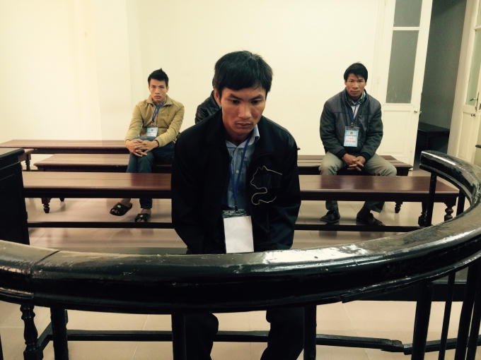 Đào Văn Tạo trước vành móng ngựa sáng nay (Ảnh: Duy Khương)