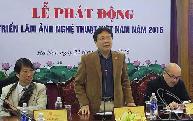 Thứ trưởng Bộ Văn hóa, Thể thao và Du lịch - Vương Duy Biên phát biểu tại buổi lễ.