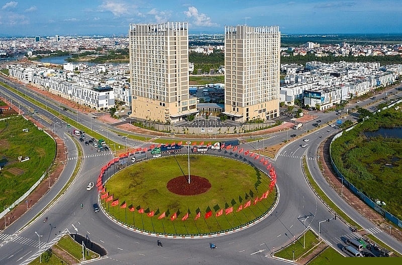 Đường World Bank kết nối hai trục Đông – Tây của thành phố Hải Phòng (Ảnh: Hồng Phong).
