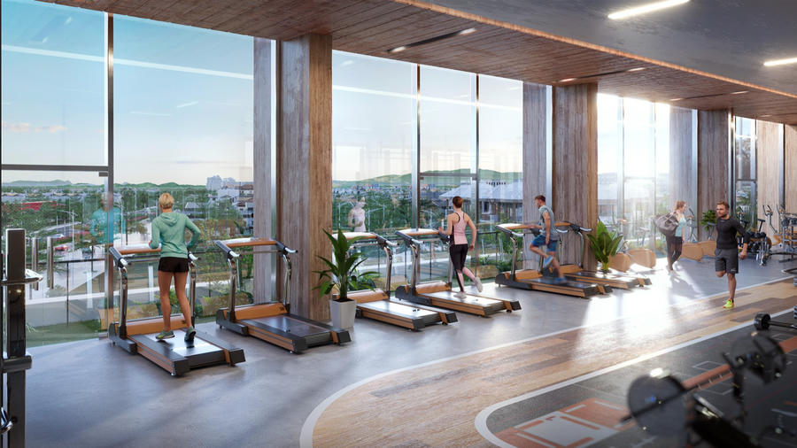 Tiện ích nội khu hiện đại của tổ hợp Sun Cosmo Residence Da Nang. (Ảnh phối cảnh minh họa)