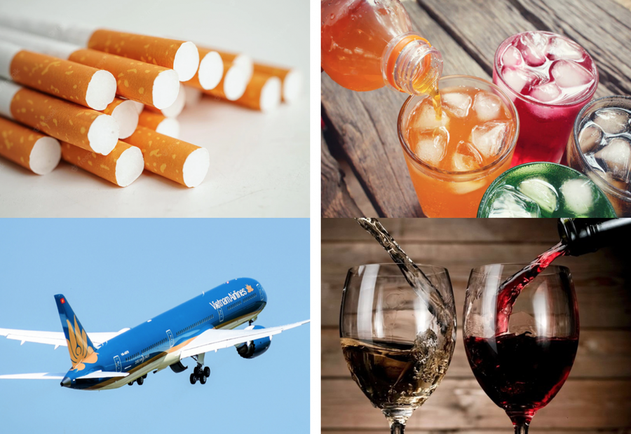 Đề xuất sửa đổi một số hàng hoá thuộc đối tượng chịu thuế TTĐB. (Ảnh: Châu Anh)