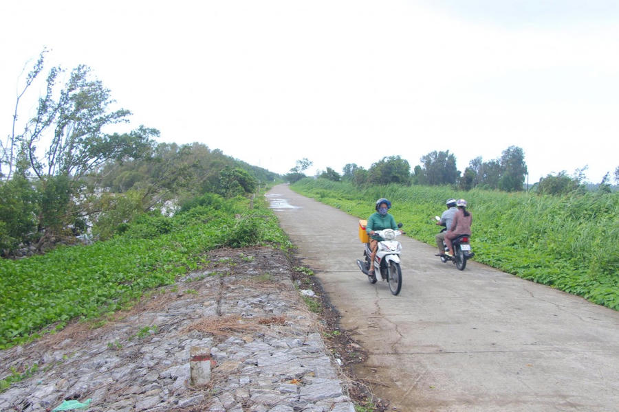 Tuyến đê biển Tây Cà Mau có chiều dài 108 km.