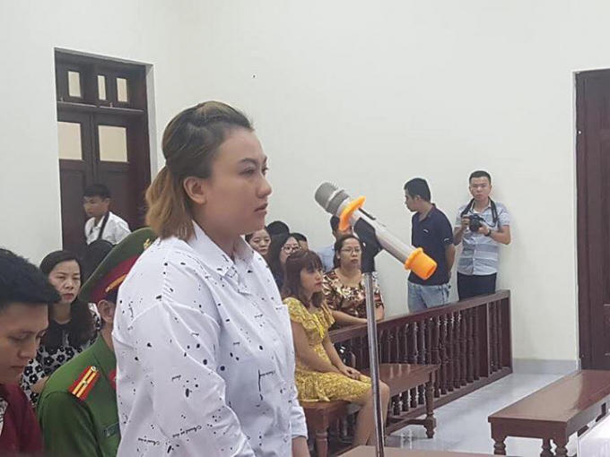 Bị cáo Phạm Thị Tú Trinh.
