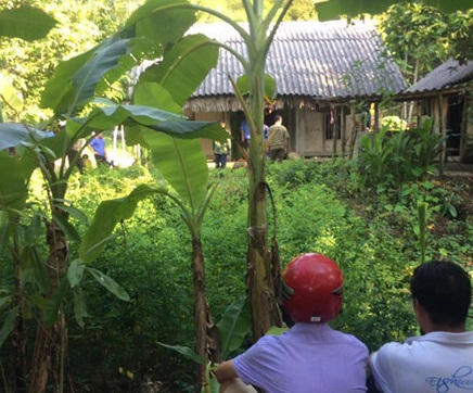 Khu vực xảy ra vụ án mạng.