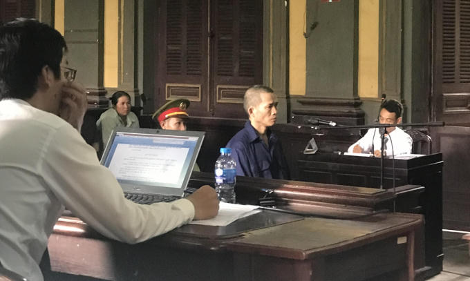 Bị cáo Nguyễn Thọ tại tòa.