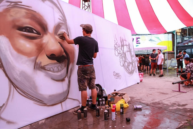Chất lừ với nghệ thuật đường phố Graffiti Festival 2016