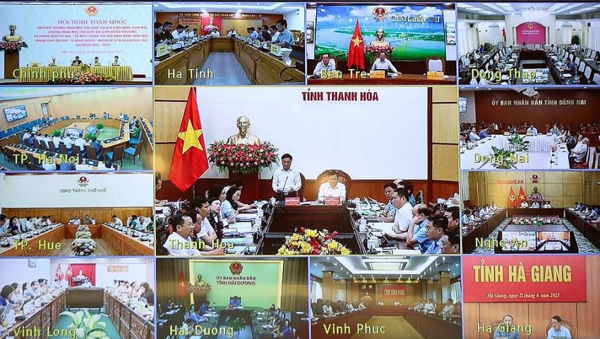 Các tỉnh, thành tham gia hội nghị.