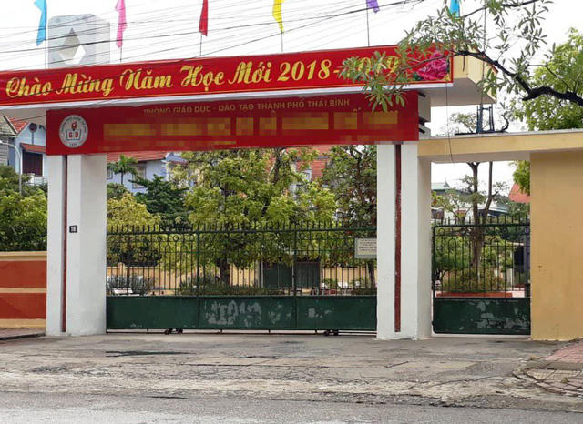 Ngôi trường nơi cháu T.M theo học.