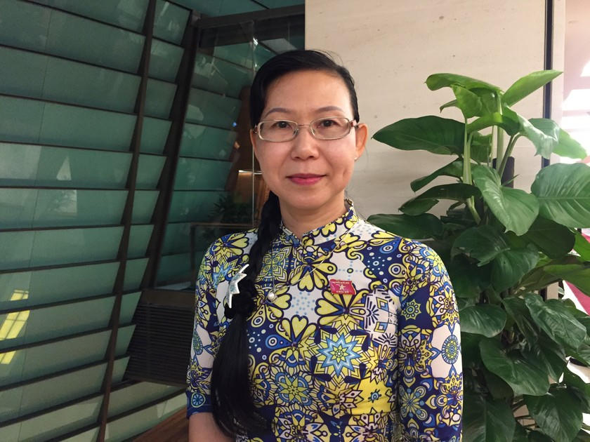 Đại biểu Phan Thị Mỹ Dung - Giám đốc Sở Tư pháp Long An: Báo Pháp luật Việt Nam góp phần nâng cao hiệu quả quản lý nhà nước bằng pháp luật.