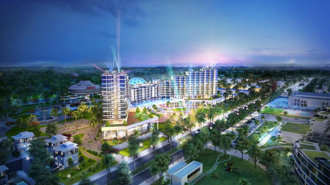 Tổ hợp condotel thứ hai của FLC Sầm Sơn đang gấp rút được hoàn thiện để đưa vào khai thác trong mùa hè 2017