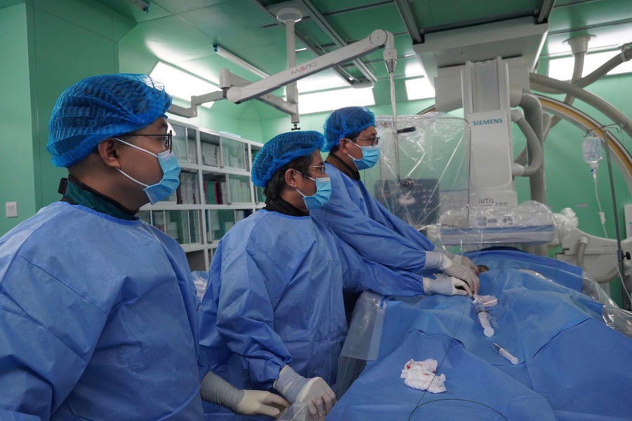 E-kip can thiệp cho bệnh nhân