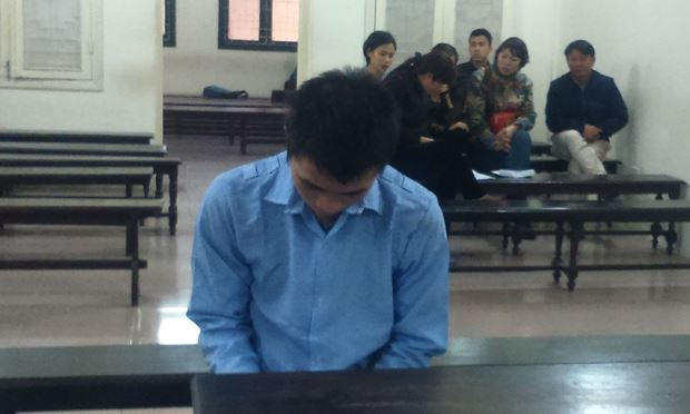 Bị cáo Tùng tại tòa.