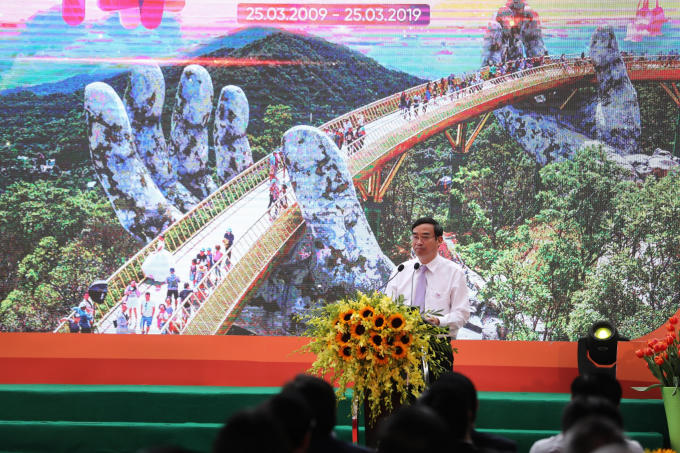 Ông Lê Trung Chinh, Phó Chủ tịch UBND Thành phố Đà Nẵng phát biểu tại sự kiện.